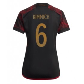 Damen Fußballbekleidung Deutschland Joshua Kimmich #6 Auswärtstrikot WM 2022 Kurzarm